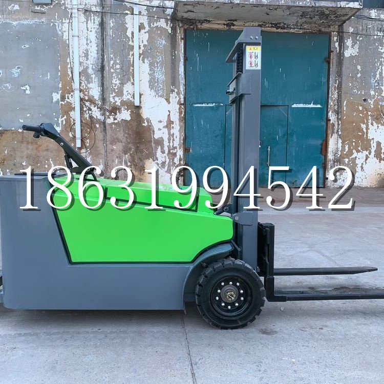 榆树市小型电动叉车1吨2吨步行站驾式电瓶堆高充电装卸车液压升降车铲车